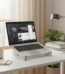 wooden laptop stand
