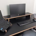 monitor stand desk shelf
