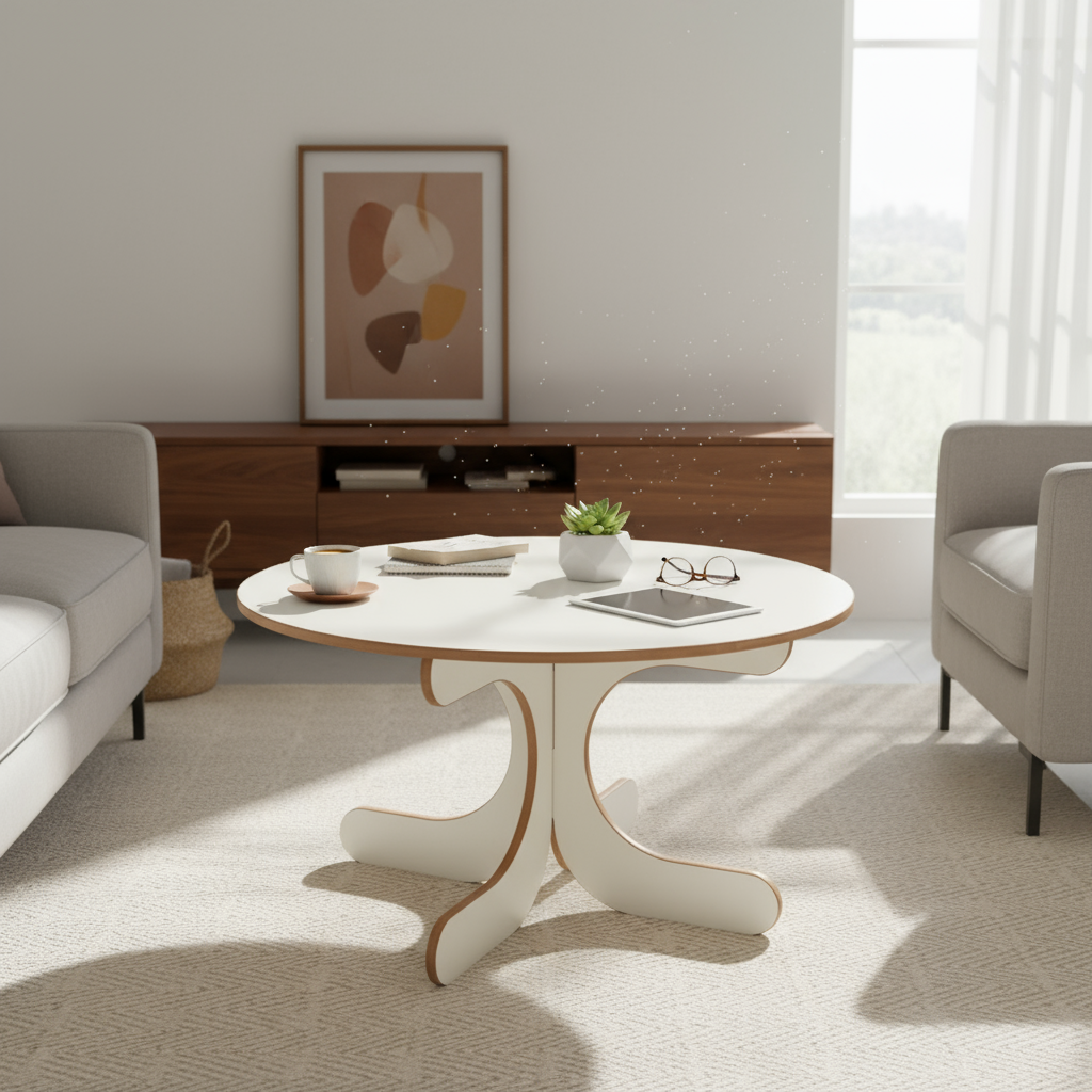 interlink coffee table 7 Flat Pack Interlinked Coffee Table - Image 1