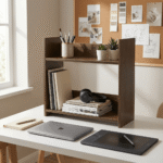 Modular 2 Tier Book Shelf Storage Rack - Image 3