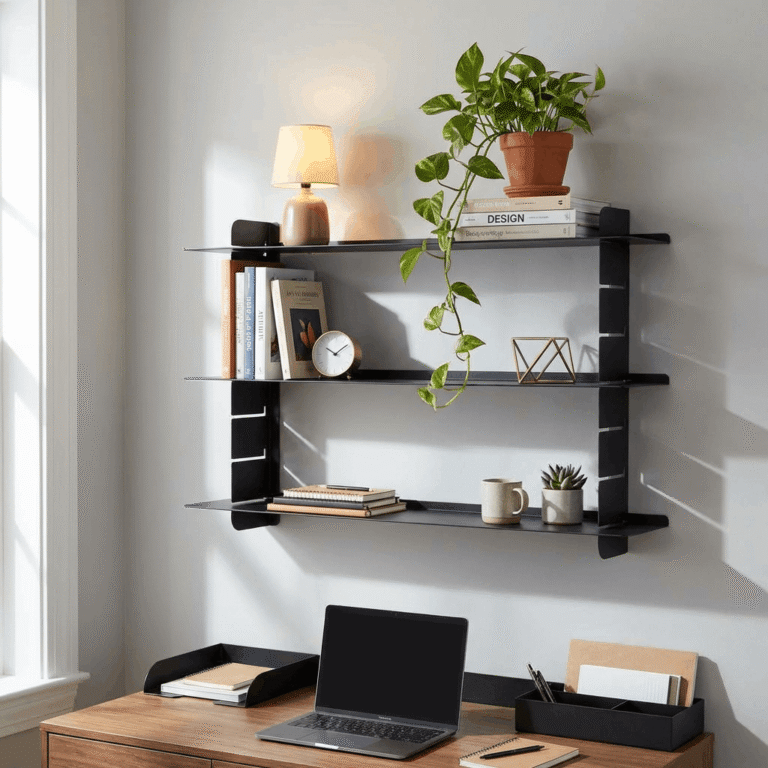 metal book shelf