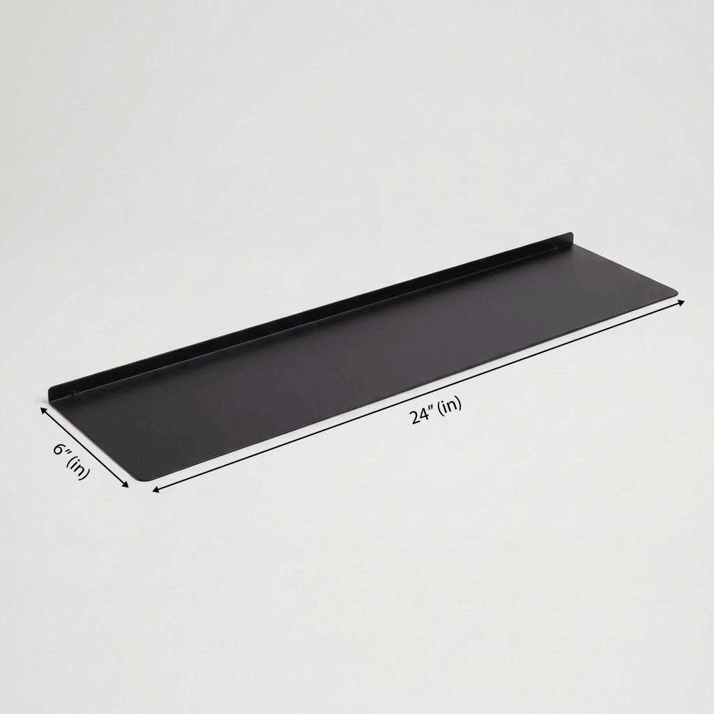 shelf-tray-24in (1) Medium Shelve 6"x24" - Image 1