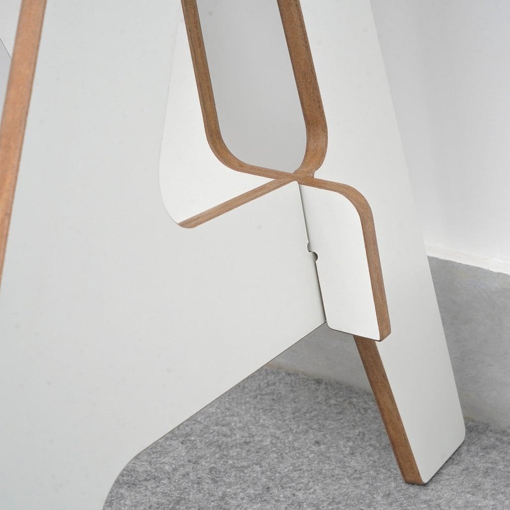 Built-in Self Assemble Study Desk | Wooden Computer Table