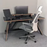 office desk black