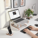 WOODEN LAPTOP STAND