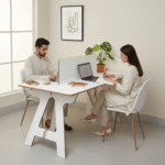 Workstation Built-in Desk - Image 6