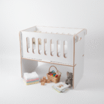 Baby Crib Built-in Bed - Image 8