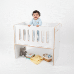 Baby Crib Built-in Bed - Image 7