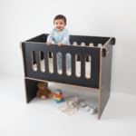 Baby Crib Built-in Bed - Image 6