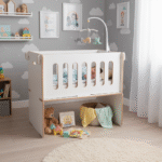 Baby Crib Built-in Bed - Image 4