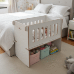Baby Crib Built-in Bed - Image 2