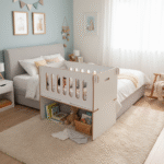 Baby Crib Built-in Bed - Image 3