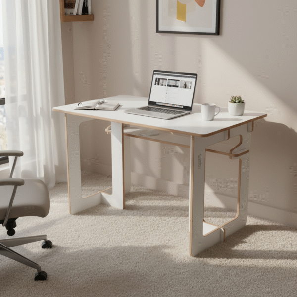 Flat Pack Desk With Storage & Cable Management