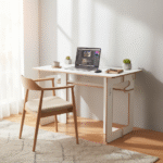 Flat Pack Desk With Storage & Cable Management - Image 2
