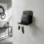 Wall-Mounted Shelf with Keys Hanger - Image 2